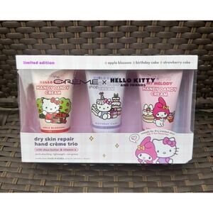 The Creme Shop Hello Kitty Dry Skin Repair Hand Cream Trio Limited Edition NEW